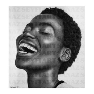 آموزش طراحی چهره سیاه پوست